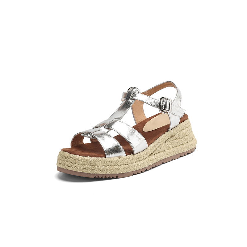 Women's Casual Platform Sandals Low Top Open Toe